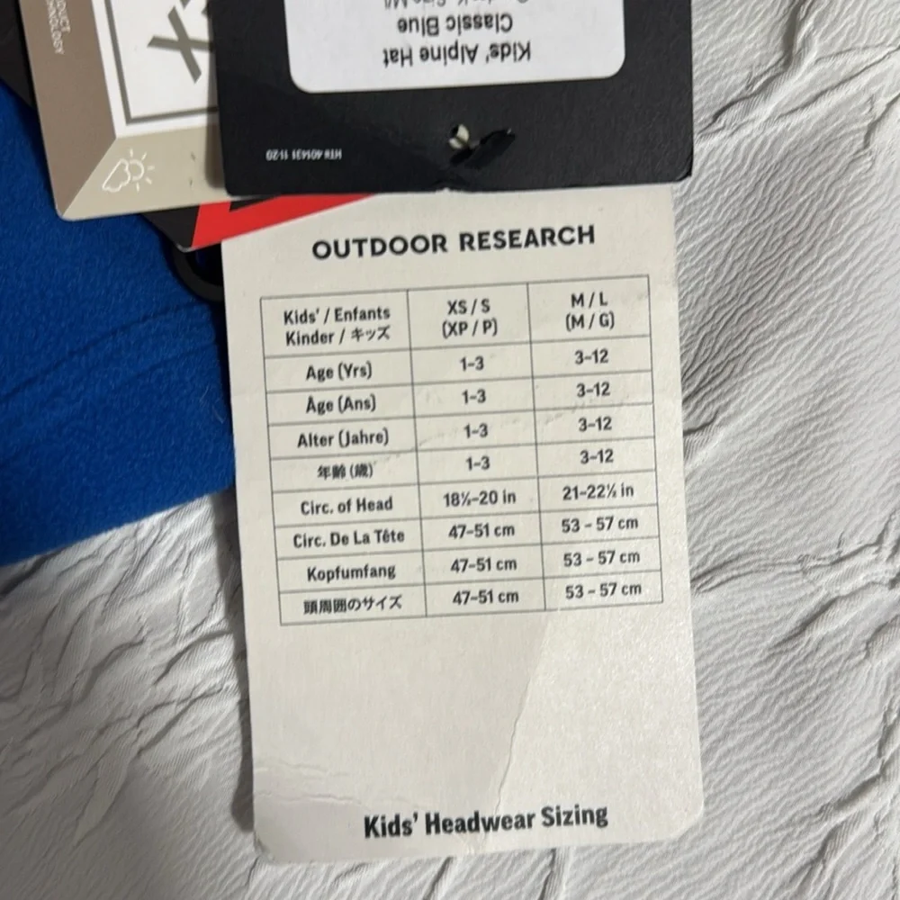 Outdoor‎ Research hat Kids NWT